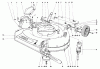 Toro 21273 - Guardian Lawnmower, 1973 (3000001-3999999) Listas de piezas de repuesto y dibujos HOUSING ASSEMBLY MODEL NO. 21273