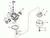 Toro 21738 - Whirlwind Lawnmower, 1978 (8000001-8999999) Listas de piezas de repuesto y dibujos CARBURETOR NO. 632050 (MOWER MODEL NO. 21658 AND 21738)(ENGINE NOS. TNT 100-10055B AND TNT 100-10056B)