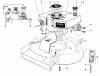 Toro 21738 - Whirlwind Lawnmower, 1980 (0000001-0999999) Listas de piezas de repuesto y dibujos ENGINE ASSEMBLY