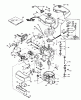 Toro 21738 - Whirlwind Lawnmower, 1982 (2000001-2999999) Listas de piezas de repuesto y dibujos ENGINE TECUMSEH MODEL NO. TNT 100-10056D