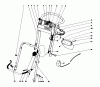 Toro 21738 - Whirlwind Lawnmower, 1982 (2000001-2999999) Listas de piezas de repuesto y dibujos HANDLE ASSEMBLY