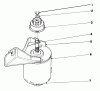 Toro 21738 - Whirlwind Lawnmower, 1982 (2000001-2999999) Listas de piezas de repuesto y dibujos STARTER MOTOR