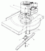 Toro 22005 - Lawnmower, 1986 (6000001-6999999) Listas de piezas de repuesto y dibujos ENGINE ASSEMBLY