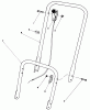 Toro 22005 - Lawnmower, 1989 (9000001-9999999) Listas de piezas de repuesto y dibujos HANDLE ASSEMBLY