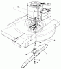 Toro 22010 - Lawnmower, 1984 (4000001-4999999) Listas de piezas de repuesto y dibujos ENGINE ASSEMBLY