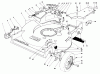 Toro 22020 - Lawnmower, 1984 (4000001-4999999) Listas de piezas de repuesto y dibujos HOUSING ASSEMBLY (MODEL 22020)