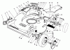 Toro 22020 - Lawnmower, 1985 (5000001-5999999) Listas de piezas de repuesto y dibujos HOUSING ASSEMBLY (MODEL 22015)