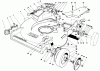 Toro 22015 - Lawnmower, 1986 (6000001-6999999) Listas de piezas de repuesto y dibujos HOUSING ASSEMBLY (MODEL 22015)