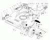 Toro 22015 - Lawnmower, 1986 (6000001-6999999) Listas de piezas de repuesto y dibujos HOUSING ASSEMBLY (MODEL 22020)