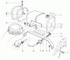 Toro 22025 - Lawnmower, 1984 (4000001-4999999) Listas de piezas de repuesto y dibujos GAS TANK ASSEMBLY