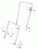 Toro 22025 - Lawnmower, 1984 (4000001-4999999) Listas de piezas de repuesto y dibujos HANDLE ASSEMBLY