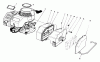 Toro 22025 - Lawnmower, 1985 (5000001-5999999) Listas de piezas de repuesto y dibujos ENGINE ASSEMBLY