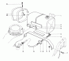 Toro 22025 - Lawnmower, 1985 (5000001-5999999) Listas de piezas de repuesto y dibujos GAS TANK ASSEMBLY