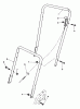 Toro 22025 - Lawnmower, 1985 (5000001-5999999) Listas de piezas de repuesto y dibujos HANDLE ASSEMBLY