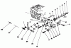 Toro 22025 - Lawnmower, 1986 (6000001-6999999) Listas de piezas de repuesto y dibujos GOVERNOR ASSEMBLY (MACHINE SERIAL NO. 6000001 THRU 6003540)