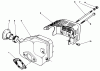 Toro 22025 - Lawnmower, 1986 (6000001-6999999) Listas de piezas de repuesto y dibujos MUFFLER ASSEMBLY