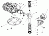 Toro 22025 - Lawnmower, 1987 (7000001-7999999) Listas de piezas de repuesto y dibujos ENGINE ASSEMBLY MODEL NO. 47PG6 #1