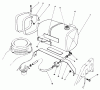 Toro 22025 - Lawnmower, 1988 (8000001-8999999) Listas de piezas de repuesto y dibujos GAS TANK ASSEMBLY