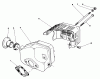Toro 22025 - Lawnmower, 1989 (9000001-9999999) Listas de piezas de repuesto y dibujos ENGINE ASSEMBLY MODEL NO. 47PJ8 #5