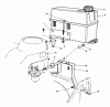 Toro 22025 - Lawnmower, 1990 (0000001-0999999) Listas de piezas de repuesto y dibujos FUEL TANK ASSEMBLY