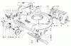 Toro 22025 - Lawnmower, 1990 (0000001-0999999) Listas de piezas de repuesto y dibujos HOUSING & WHEEL ASSEMBLY