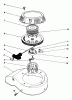 Toro 22025 - Lawnmower, 1990 (0000001-0999999) Listas de piezas de repuesto y dibujos RECOIL ASSEMBLY (MODEL NO. 47PK9-3)