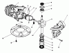 Toro 22025C - Lawnmower, 1987 (7000001-7999999) Listas de piezas de repuesto y dibujos CRANKSHAFT ASSEMBLY (MODEL NO. 47PG6)
