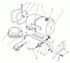 Toro 22025C - Lawnmower, 1987 (7000001-7999999) Listas de piezas de repuesto y dibujos GAS TANK ASSEMBLY