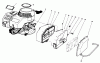 Toro 22025C - Lawnmower, 1988 (8000001-8999999) Listas de piezas de repuesto y dibujos ENGINE ASSEMBLY
