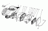 Toro 22025C - Lawnmower, 1989 (9000001-9999999) Listas de piezas de repuesto y dibujos ENGINE ASSEMBLY