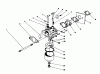 Toro 22025C - Lawnmower, 1989 (9000001-9999999) Listas de piezas de repuesto y dibujos ENGINE ASSEMBLY MODEL NO. 47PJ8 #3