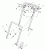 Toro 22026 - Side Discharge Mower, 1992 (2000001-2999999) Listas de piezas de repuesto y dibujos HANDLE ASSEMBLY