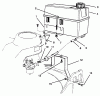 Toro 22026 - Side Discharge Mower, 1994 (4900001-4999999) Listas de piezas de repuesto y dibujos FUEL TANK ASSEMBLY