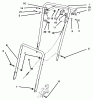Toro 22026 - Side Discharge Mower, 1994 (4900001-4999999) Listas de piezas de repuesto y dibujos HANDLE ASSEMBLY
