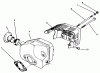 Toro 22026 - Side Discharge Mower, 1994 (4900001-4999999) Listas de piezas de repuesto y dibujos MUFFLER ASSEMBLY (MODEL NO. 47PR4-3)