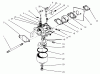 Toro 22026 - Side Discharge Mower, 1996 (6900001-6999999) Listas de piezas de repuesto y dibujos CARBURETOR ASSEMBLY (MODEL NO. 47PS5-3)