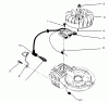 Toro 22026 - Side Discharge Mower, 1996 (6900001-6999999) Listas de piezas de repuesto y dibujos IGNITION ASSEMBLY (MODEL NO. 47PS5-3)