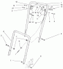 Toro 22026 - Side Discharge Mower, 1997 (7900001-7999999) Listas de piezas de repuesto y dibujos HANDLE ASSEMBLY