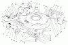 Toro 22026 - Side Discharge Mower, 2000 (200000001-200999999) Listas de piezas de repuesto y dibujos HOUSING & WHEEL ASSEMBLY