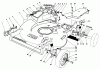 Toro 22035 - Lawnmower, 1984 (4000001-4999999) Listas de piezas de repuesto y dibujos HOUSING ASSEMBLY (MODEL 22030 COND-T.)
