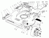 Toro 22035 - Lawnmower, 1985 (5000001-5999999) Listas de piezas de repuesto y dibujos HOUSING ASSEMBLY (MODEL 22035)