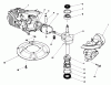 Toro 22030 - Lawnmower, 1987 (7000001-7999999) Listas de piezas de repuesto y dibujos ENGINE ASSEMBLY MODEL NO. 47PG6 #1