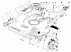 Toro 22030 - Lawnmower, 1989 (9000001-9999999) Listas de piezas de repuesto y dibujos HOUSING ASSEMBLY (MODEL 22035)