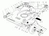 Toro 22035 - Lawnmower, 1990 (0000001-0999999) Listas de piezas de repuesto y dibujos HOUSING ASSEMBLY (MODEL 22035)