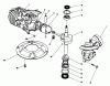 Toro 22035 - Lawnmower, 1991 (1000001-1999999) Listas de piezas de repuesto y dibujos CRANKSHAFT ASSEMBLY (MODEL NO. 47PL0-3)