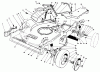 Toro 22031 - ProLine 21" Recycler Lawnmower, 1992 (2000001-2999999) Listas de piezas de repuesto y dibujos HOUSING ASSEMBLY