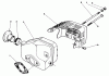 Toro 22031 - ProLine 21" Recycler Lawnmower, 1993 (3900001-3999999) Listas de piezas de repuesto y dibujos MUFFLER ASSEMBLY (MODEL NO. 47PN2-3)