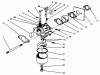 Toro 22031 - ProLine 21" Recycler Lawnmower, 1995 (5900001-5999999) Listas de piezas de repuesto y dibujos CARBURETOR ASSEMBLY (MODEL NO. 47PR4-3)