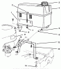 Toro 22031 - ProLine 21" Recycler Lawnmower, 1994 (4900001-4999999) Listas de piezas de repuesto y dibujos GAS TANK ASSEMBLY