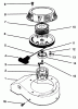 Toro 22031 - ProLine 21" Recycler Lawnmower, 1994 (4900001-4999999) Listas de piezas de repuesto y dibujos RECOIL ASSEMBLY (MODEL NO. 47PR4-3)
